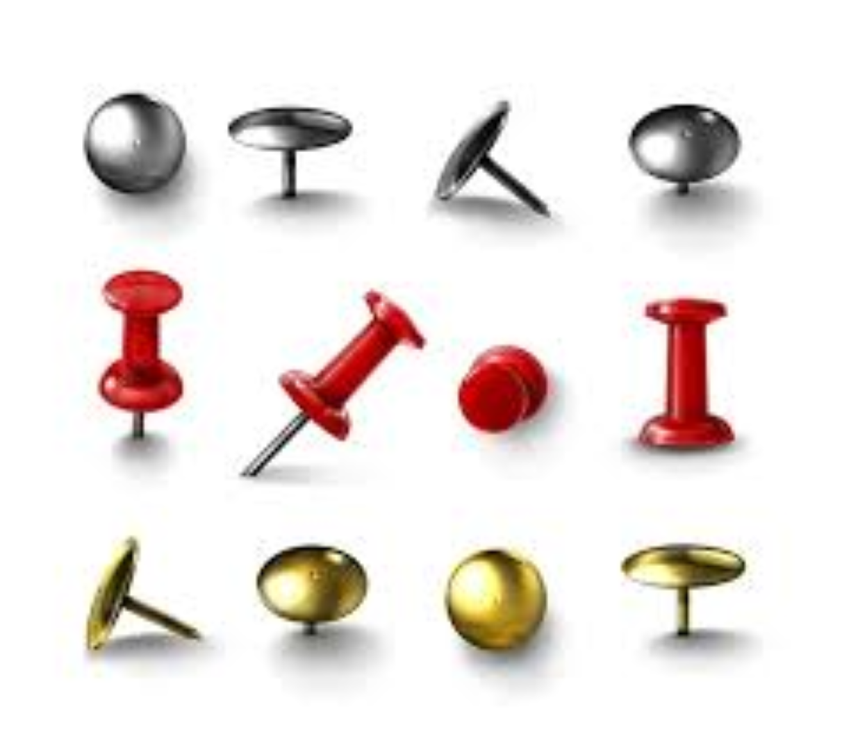 FEILU THUMB TACKS 100'S